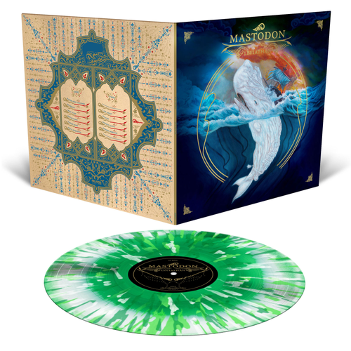 Mastodon - Leviathan - [White and Kelly Green Merge with Splatter Vinyl]