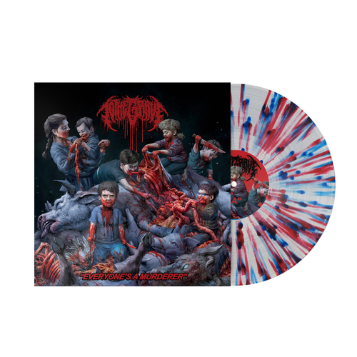 To The Grave - Everyone's A Murderer [Blood/white/blue splatter]