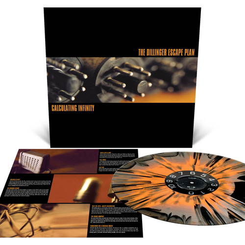 The Dillinger Escape Plan - Calculating Infinity [Halloween Orange, Metallic Silver and Black Tri Color Merge]