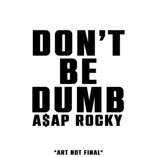 A$Ap Rocky ( Asap Rocky ) - Don't Be Dumb vinyl record cover