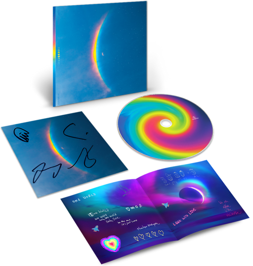 COLDPLAY オフィシャルサイト 直筆サイン Moon Music COLDPLAY Signed MOON MUSIC CD Autograph Art Card CHRIS
