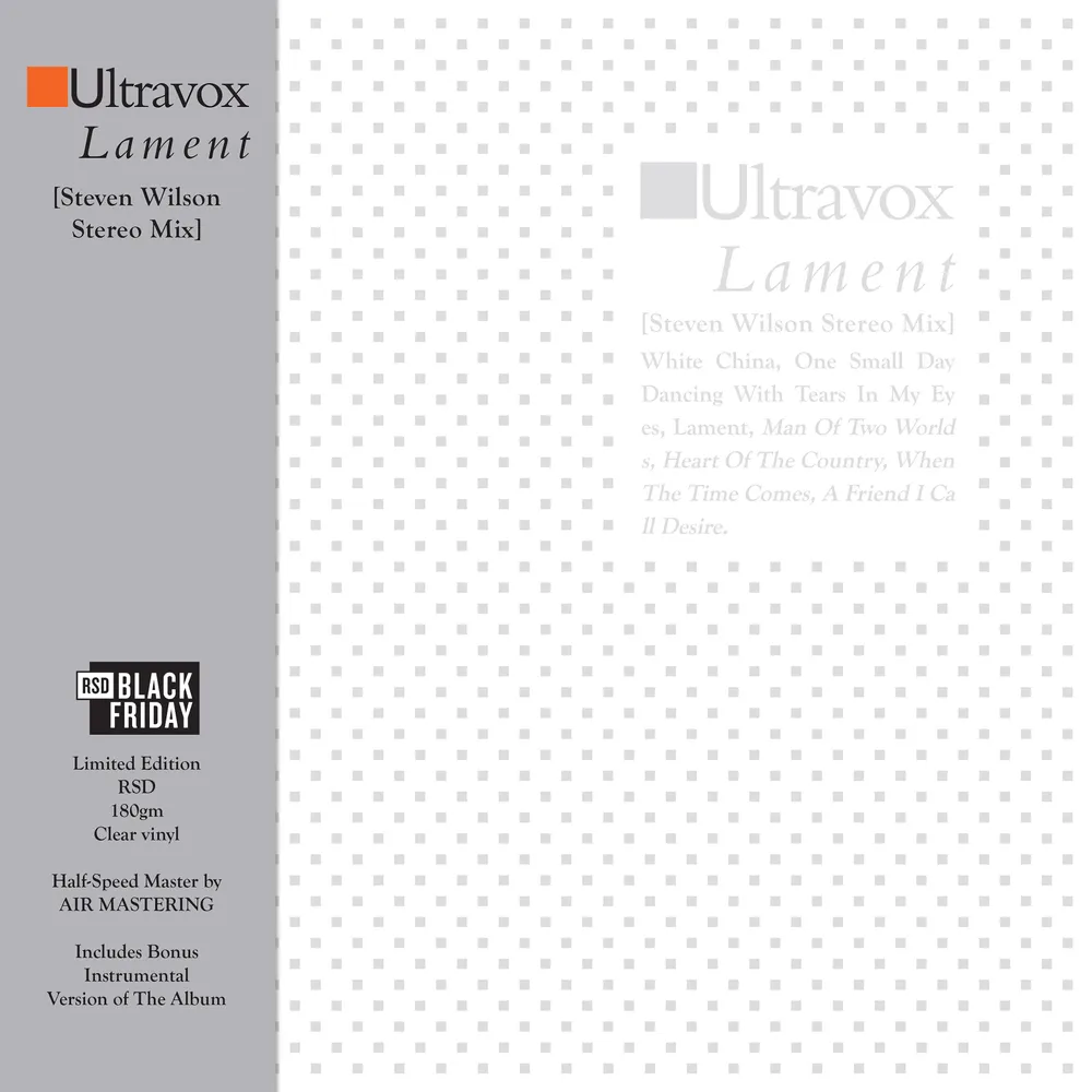 Ultravox - Lament - Steven Wilson Stereo Mix (Rsd) [Record Store Day]