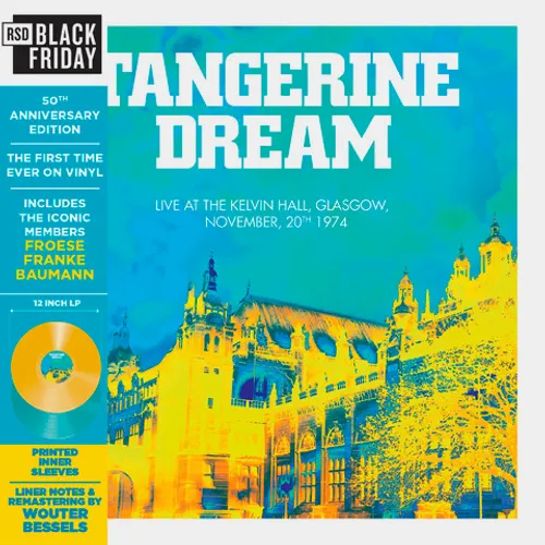 Tangerine Dream - Live At The Kelvin Hall Glasgow 1974: 50 (Rsd) vinyl record cover