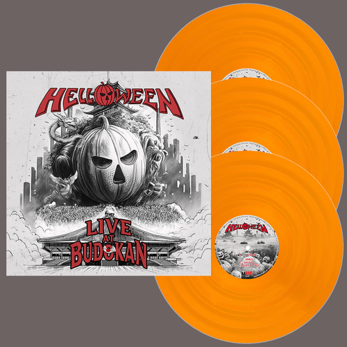 Helloween - Live At Budokan [LP x 3 Pumpkin Orange]