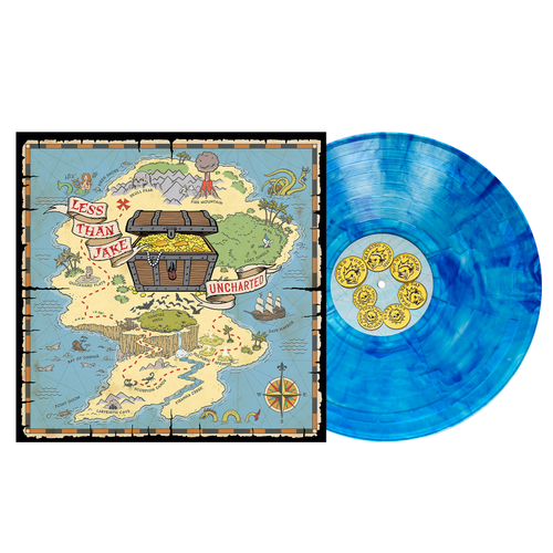 Less Than Jake - Uncharted [LP Sapphire marble]