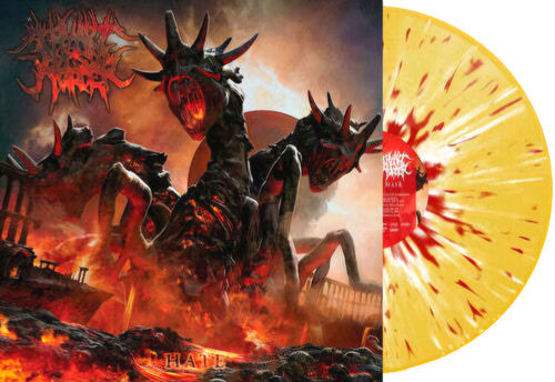Thy Art Is Murder - Hate - Yellow W/Red White Splatter [Colored Vinyl] (Red)