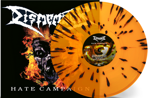 Dismember - Hate Campaign - Transparent Orange W/ Black (Blk)