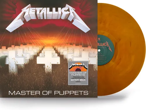 Master Of Puppets - 'Battery Brick' Red Colored Vinyl