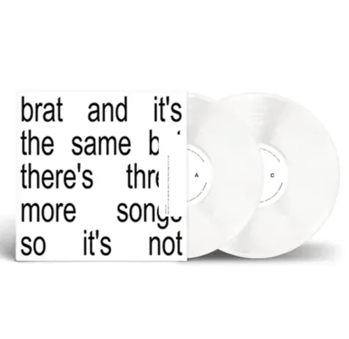 Charli xcx - Brat and it's the same but there's three more songs so it's not [2 White LP]