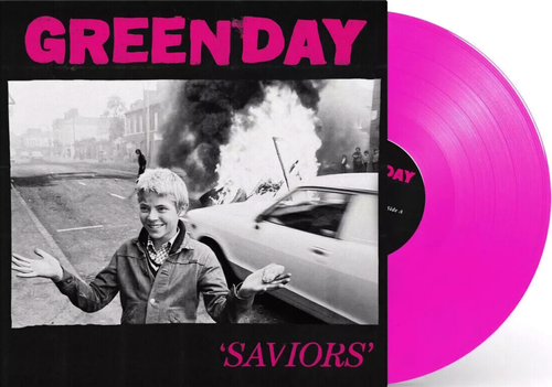 Green Day - Saviors - Limited Neon Pink Colored Vinyl