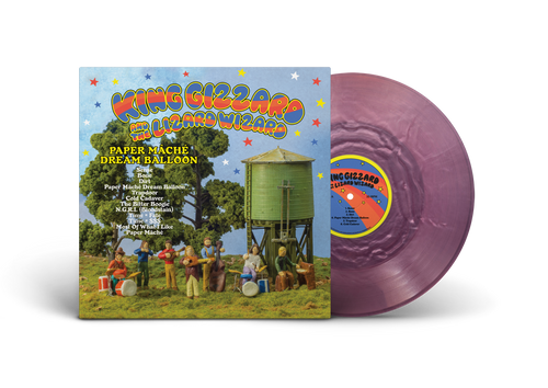 King Gizzard &amp; The Lizard Wizard - Paper Mache Dream Balloon (Pink Seaglass Edition) -  [clear pink wave LP]