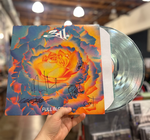 311 - Full Bloom [Indie Exclusive clear with blue swirls LP] - Autographed Cover