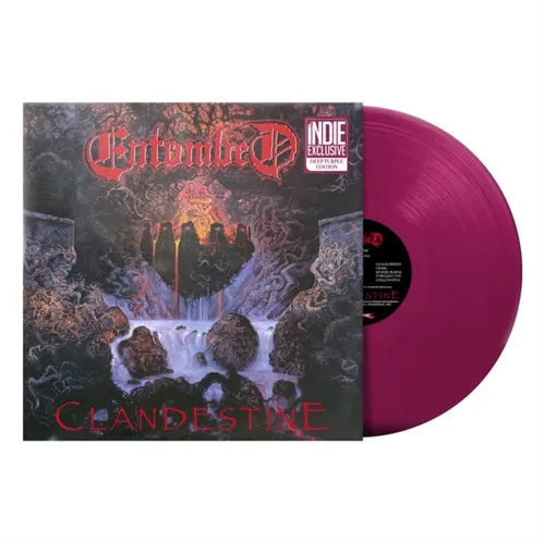 Entombed - Clandestine vinyl record cover