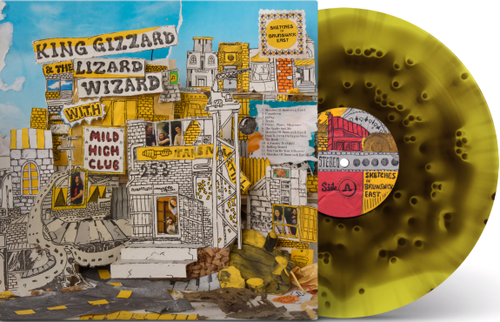 King Gizzard &amp; The Lizard Wizard - Sketches Of Brunswick East (Migraine Edition) -  [cloudy yellow w/black ice LP]