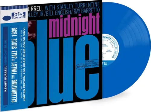 Kenny Burrell - Midnight Blue (remastered) vinyl record cover