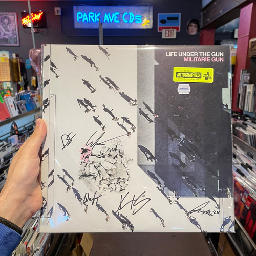 Militarie Gun - Life Under The Gun [Park Ave AUTOGRAPHED Exclusive Limited Edition Translucent Cobalt LP]