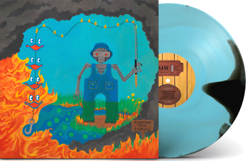 King Gizzard &amp; The Lizard Wizard - Fishing For Fishies (Oil Spill Edition) [sky blue & seaweed green LP]