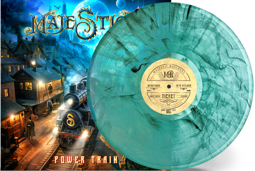 Majestica - Power Train - Trans Turquoise & Black Smoke [Colored Vinyl]