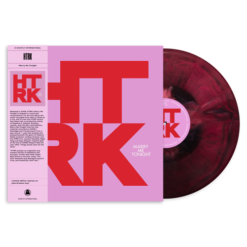 Htrk - Marry Me Tonight (Ghostly 25 Year Anniversary Edition) -  [Pink & Black Vinyl LP]