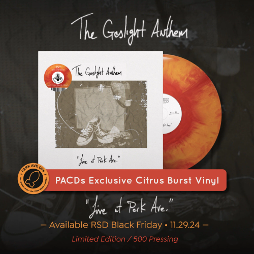 The Gaslight Anthem - Live At Park Ave (PACDs Exclusive Citrus Burst 10inch