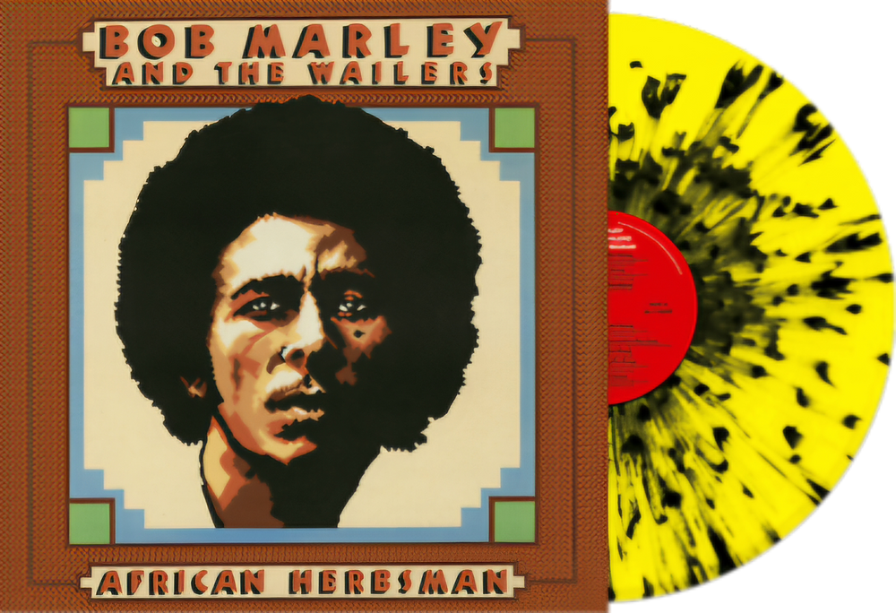 Bob Marley & The Wailers - African Herbsman - Yellow/Black Splatter (Blk)