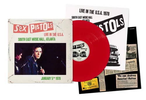 Sex Pistols - Live In The Usa 1978, Atlanta vinyl record cover