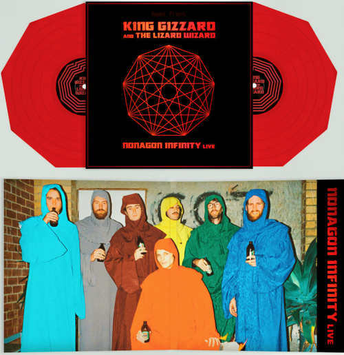 King Gizzard & The Lizard Wizard - Nonagon Infinity Live [Colored Vinyl] [Limited Edition] (Red) [Indie Exclusive]
