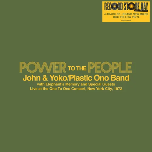  - Power To The People - Live at the One-To-One Concert, New York City, 1972 [RSD 2025]