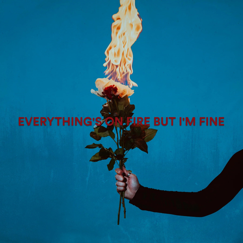 As December Falls - Everything's On Fire But I'm Fine [Red Marble LP]