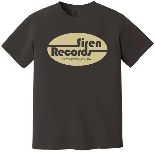 Siren Records - [Medium] Dark Gray Logo Short Sleeve 