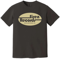 Siren Records - [Large] Dark Gray Logo Short Sleeve 
