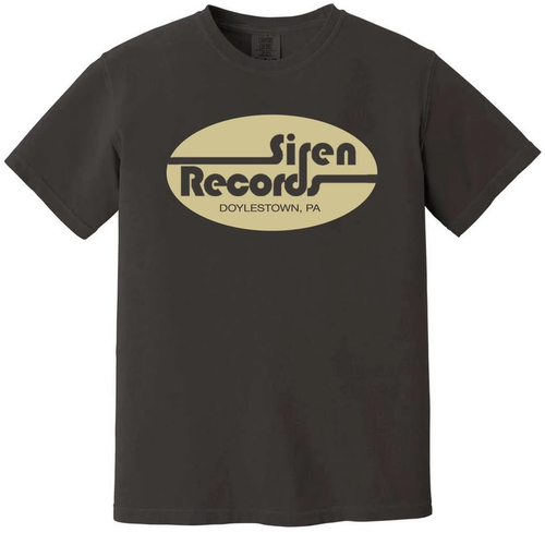 Siren Records - [Large] Dark Gray Logo Short Sleeve 
