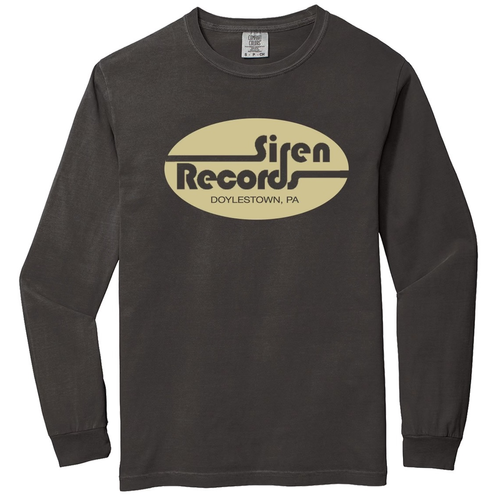 Siren Records - [XXL] Dark Gray Logo Long Sleeve 