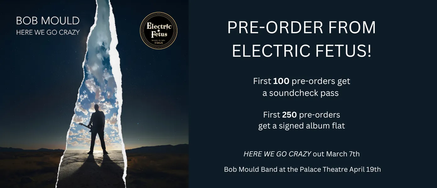 Bob Mould pre-order promotion