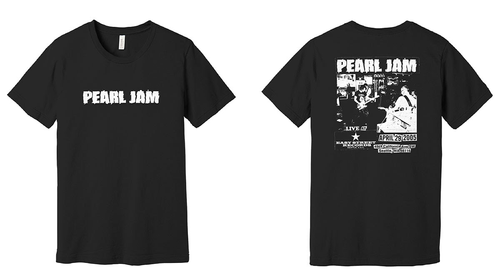 Pearl Jam - Pearl Jam Live At Easy Street T-Shirt SMALL