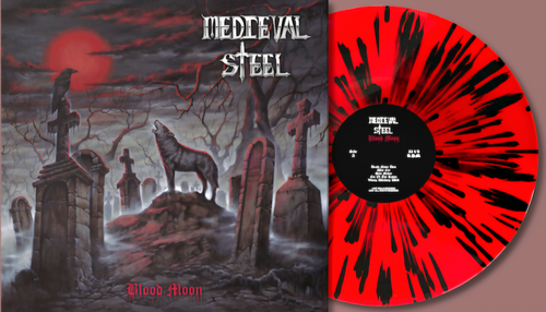 Medieval Steel - Blood Moon - Red/Black Splatter