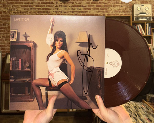 Banks - Autographed Off With Her Head Brown LP