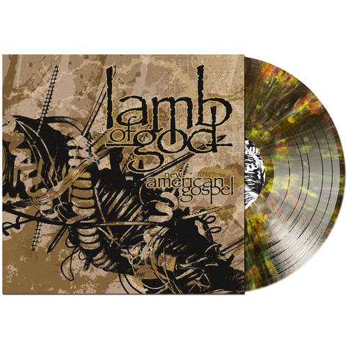 Lamb Of God - New American Gospel - [Clear Black w/ White & Gold Splatter Vinyl]