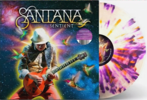 Santana - Sentient [Indie Exclusive Clear with Orange & Purple Splatter Vinyl]