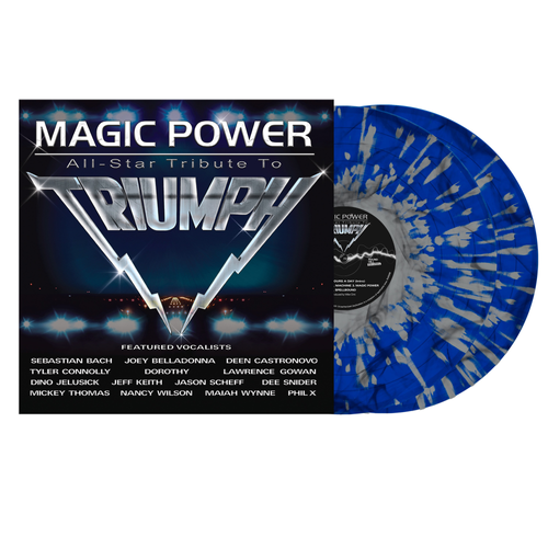 Triumph - Magic Power: All Star Tribute to Triumph [2 LP indie exclusive Dark Blue and White Splatter ]