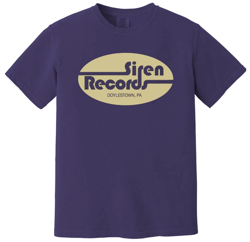 Siren Records - [XL] Navy Logo Short Sleeve 