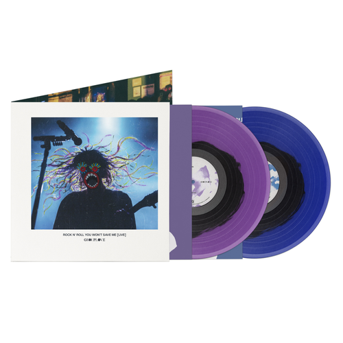 Grouplove - Rock N' Roll You Won't Save Me [Live] [2 LP Translucent Cobalt &amp; Black (LP 1) &amp; Opaque Violet &amp; Black (LP 2)]