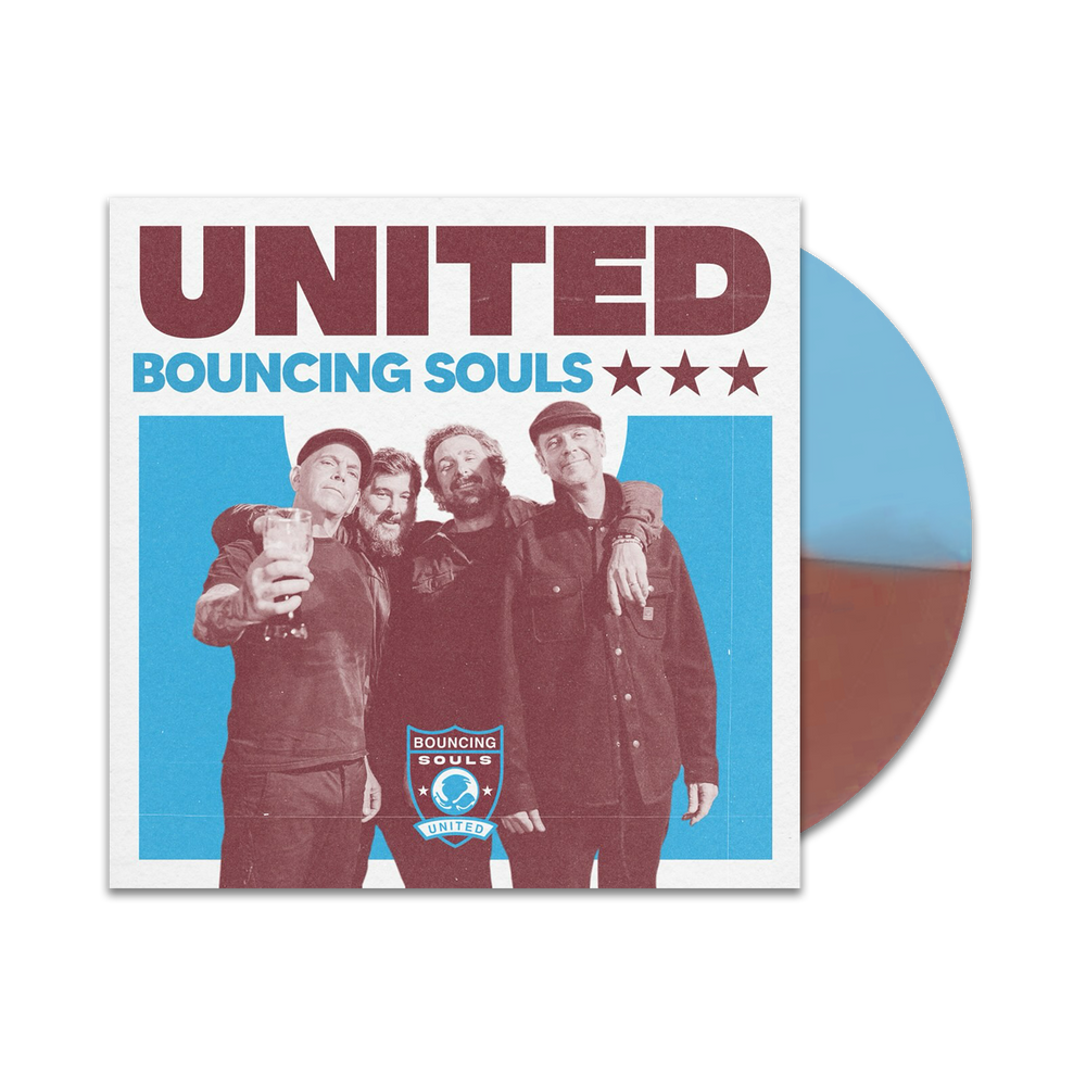 The Bouncing Souls - UNITED [Maroon & Blue Colored Vinyl]