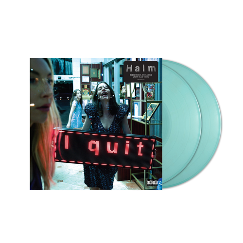 新品 サイン入り Haim / I quit 2LP レコード HAIM - I quit [Indie Exclusive Translucent Blue 2LP] | RECORD