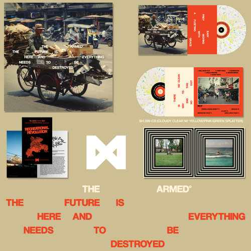 The Armed - THE FUTURE IS HERE AND EVERYTHING NEEDS TO BE DESTROYED [Indie Exclusive Cloudy w/ Yellow/Pink/Green Splatter Vinyl]