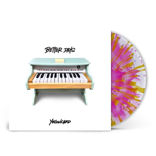 Yellowcard - Better Days [Indie Exclusive Pink & Yellow Splatter Colored Vinyl]