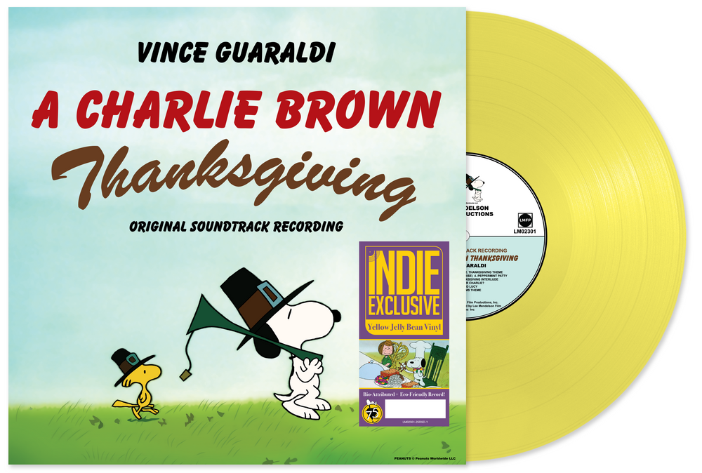 Vince Guaraldi - A Charlie Brown Thanksgiving -  [Indie Exclusive 1LPxYellow Jelly Bean]