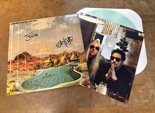 Young Gun Silver Fox - Pleasure - Autographed Cover [Coke Bottle Clear LP]
