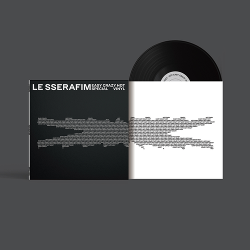 LE SSERAFIM - EASY-CRAZY-HOT (Special Vinyl) [CARBON BLACK