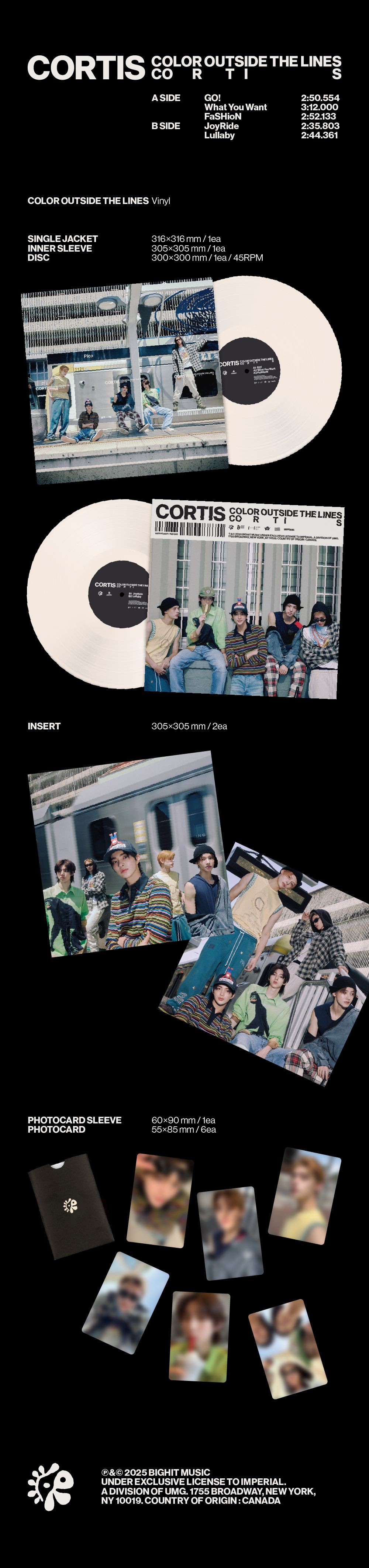 Cortis - Color Outside The Lines [Limited Edition LP] | RECORD